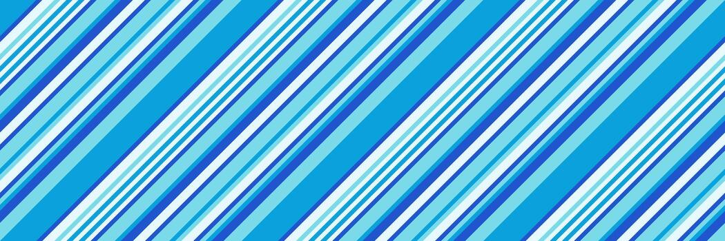 Dynamic diagonal stripes in cool blues and whites create a vibrant, modern pattern. Perfect for backgrounds, textiles, or website design, this image evokes feelings of freshness and energy. vector