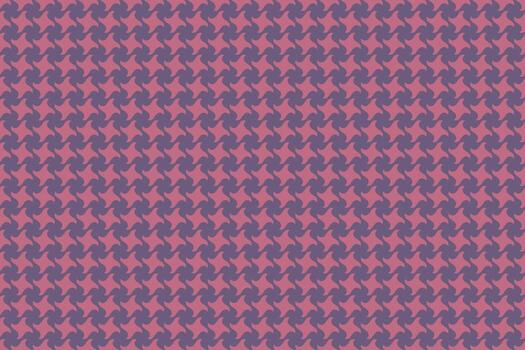Elegant houndstooth pattern in muted pink and purple hues. Perfect for textile design, fashion, website backgrounds, or any project needing a sophisticated and subtle texture. vector