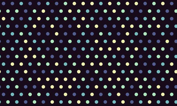 Abstract pastel polka dot pattern on dark background. Perfect for website banners, social media posts, textile design, or any project needing a fun, retro vibe. vector