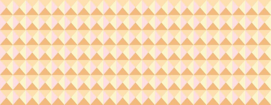 resumen pastel geométrico sin costura modelo. suave melocotón y rosado triángulo diseño, ideal para sitio web antecedentes, textil huellas dactilares, o embalaje. vector