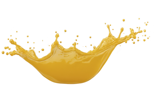 Yellow liquid splash isolated transparency background fluid motion dynamic abstract Yellow liquid splash isolated transparency background dynamic motion and abstract shape fluid movement creates png