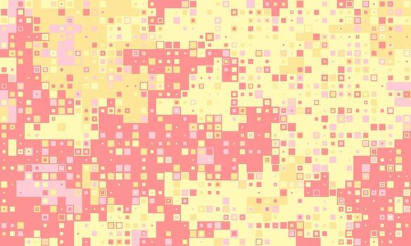 Abstract pastel pixelated background. Perfect for website design, presentations, or social media. A soft, modern texture with a playful, energetic feel. Evokes feelings of warmth and optimism. vector