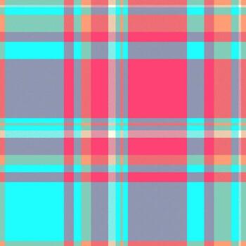 Vibrant tartan pattern with bold, intersecting lines in cool warm hues. Perfect for backgrounds, textiles, design projects, and adding a touch of playful sophistication. vector