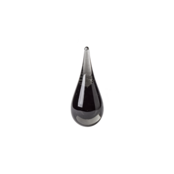 trasparente bicchiere far cadere isolato su trasparenza sfondo, chiaro lacrima forma con liscio superficie, minimalista disegno, elegante e moderno, adatto per decorazione o arte concetto png