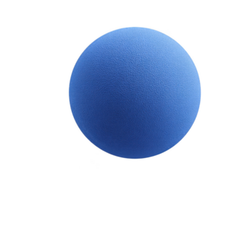 blå boll runda mjuk textur isolerat på genomskinlighet bakgrund lekfull enkel minimal vibrerande objekt sfär png