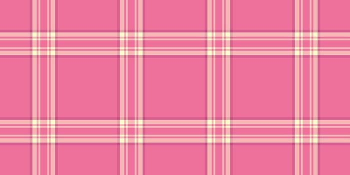 Pink plaid pattern for sweet designs. The intersecting lines create a charming background for various creative projects and invitations. vector