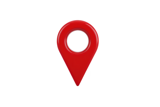 rosso Posizione perno carta geografica marcatore navigazione simbolo isolato su trasparenza sfondo lucido finire semplice design viaggio e direzione concetto moderno stile digitale icona illustrazione png