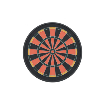 dartboard mål cirkulär röd svart gul isolerat spel konkurrens noggrannhet och fokus design med rena och enkel stil perfekt för sporter eller rekreation begrepp png