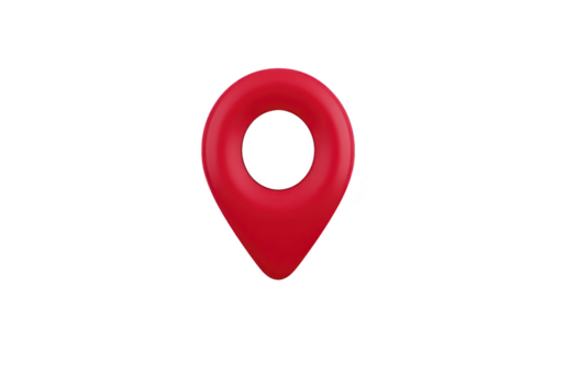 rosso carta geografica perno Posizione marcatore navigazione simbolo isolato su trasparente sfondo semplice design utile per viaggio direzione o GPS concetti moderno e minimo stile png