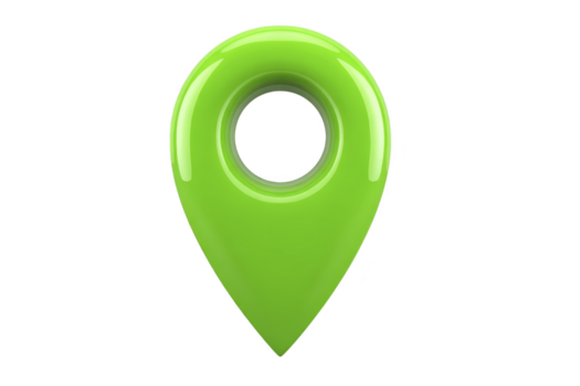 verde carta geografica perno Posizione marcatore navigazione simbolo lucido finire isolato su trasparenza sfondo moderno design viaggio direzione digitale icona vivace colore png