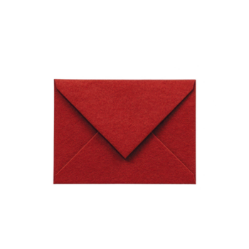 rosso Busta carta chiuso isolato vuoto rettangolare semplice elegante invito saluto carta. rosso Busta crea caldo festivo e invitante sensazione Perfetto per speciale occasioni png