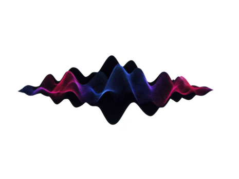 vistoso sonido ola resumen audio forma de onda digital igualada vibrante frecuencia espectro brillante líneas transparencia antecedentes moderno tecnología dinámica energético futurista png