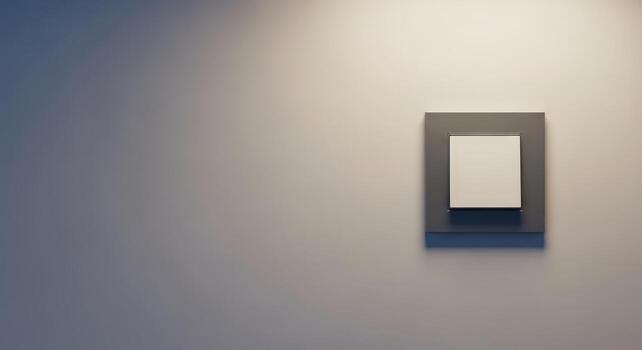 un ligero cambiar es en un pared en un habitación foto