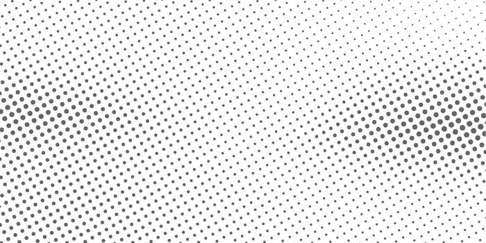 gris puntos en blanco antecedentes con degradado efecto modelo. trama de semitonos tecnología antecedentes diseño. vector
