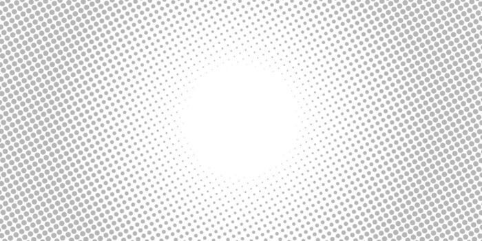 gris puntos desvanecimiento dentro blanco espacio modelo resumen. grunge trama de semitonos antecedentes. vector