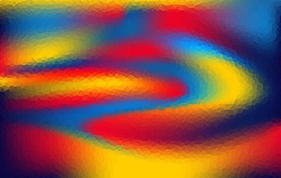 vibrante multicolor poligonal mosaico resumen antecedentes con arco iris degradado textura para creativo diseño y digital obra de arte vector