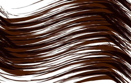 resumen marrón y blanco cepillo carrera textura con suave fluido ola patrón, ideal para antecedentes, carteles, y moderno Arte diseño vector