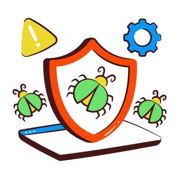 A Modern hand drawn design of error 404 vector