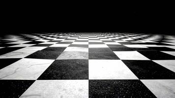 schackbräde mönster skapande en känsla av djup och perspektiv video