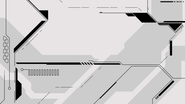 Futuristic lines and shapes background vector