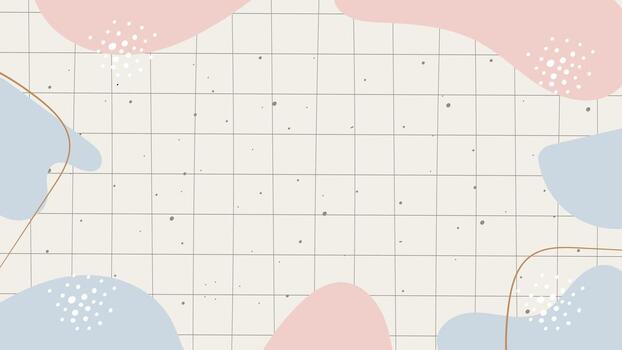 Pastel grid patterned abstract background vector