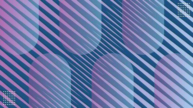 Abstract Modern Gradient Diagonal Lines Rounded Shape Background. Illustration vector