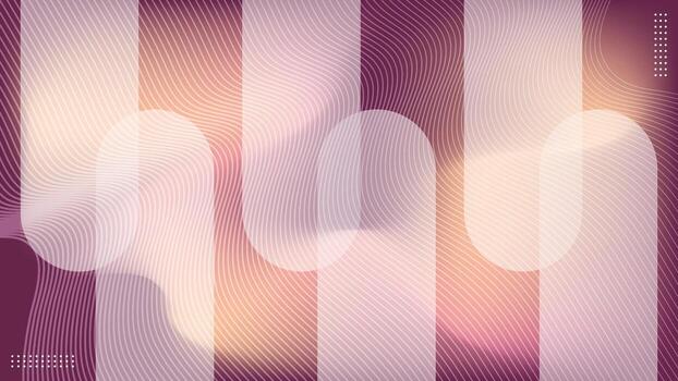Abstract Wavy Lines Vertical Gradient Overlay Background. Illustration vector