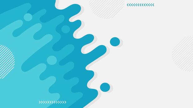 Blue Rounded Lines Background Abstract Liquid Shape Dashed Lines and Dots. Illustration vector