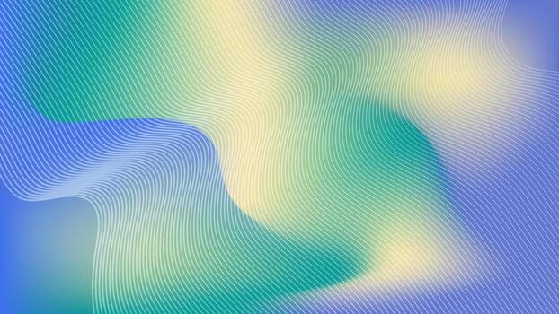 Abstract Background Waves Gradient and Blend Lines Banner Background. Illustration vector