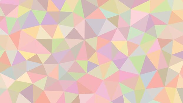 Pastel Colored Polygonal Background with Low Poly Triangle Design Texture vector