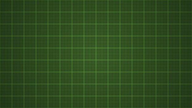 Simple Dark Futuristic Green Blank Horizontal Background Design With Grid Lines Pattern vector