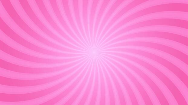 Simple Pink Sunburst Rays Pattern Blank Horizontal Background Design with Gradient Accent vector