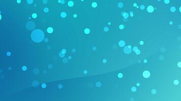 acqua serenità astratto pendenza con galleggiante globo elementi video