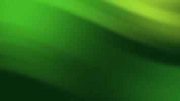 abstrakt grön lutning bakgrund med slät, strömmande rader och mjuk ljus video