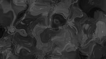 subtil vätska abstrakt strömmande textur gråskala rörelse design bakgrund video