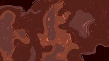 vivace astratto sfondo con vorticoso modelli di ricco Marrone e in profondità rosso, la creazione di un' dinamico fuso liquido struttura quello evoca calore e biologico fluire, ideale per moderno design video