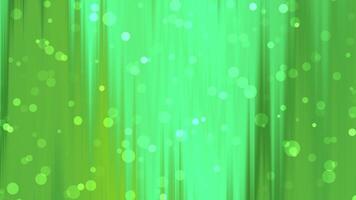 dinámica Esmeralda verde resumen antecedentes con reluciente ligero bokeh y rayado vertical líneas, creando un vibrante y energético digital textura para moderno diseños video