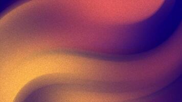 dinámica resumen digital antecedentes presentando un suave color mezcla de calentar y frio tonos, mejorado con un sutil granoso textura y fluido, orgánico ola patrones video