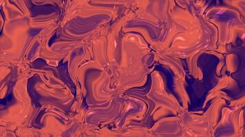 astratto liquido fluente struttura sfondo con vivace arancia e viola sfumature, la creazione di un' dinamico e moderno biologico modello Perfetto per digitale progetti e creativo disegni video