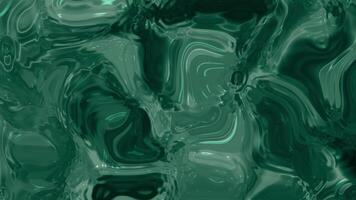 resumen Esmeralda verde líquido textura un fascinante mezcla de fluido formas y vibrante matices, creando un inmersivo visual experiencia video