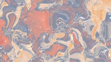 Hypnotic Abstract Fluid Background with Glossy, Iridescent Swirls and Reflective Light in Pastel Tones, Creating a Dynamic, Serene, and Modern Aesthetic for Digital Projects and Wallpapers video