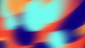 vivace fluente pendenza onde con un' granuloso struttura, un' dinamico astratto movimento sfondo per moderno digitale design video