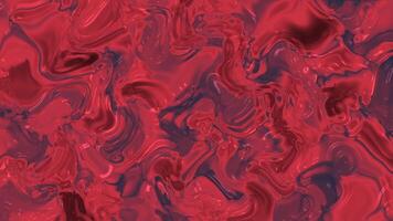 Abstract Red and Blue Swirls of Viscous Liquid Forming a Mesmerizing and Dynamic Background video