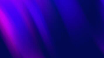 trogen digital bakgrund med slät, strömmande vågor av strålnings lila och blå ljus, skapande en dynamisk energi och rörelse effekt video