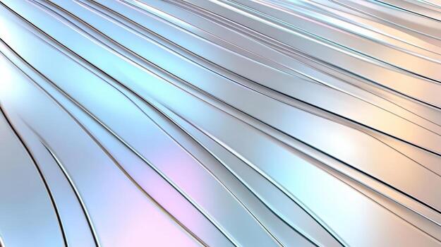 un brillante metal antecedentes con un ondulado modelo foto