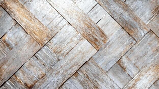 A wooden wall with a pattern of diagonal lines photo