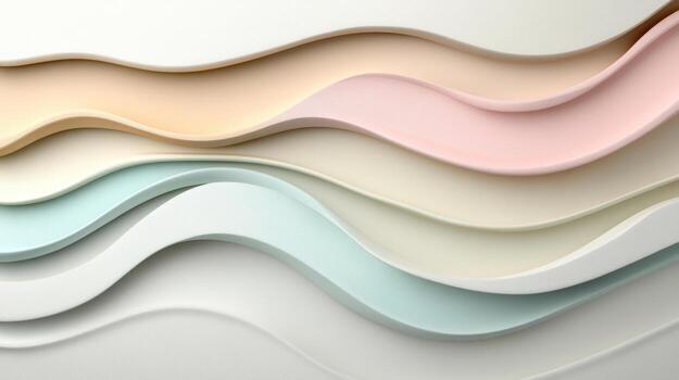 3d rendering of a wave background photo