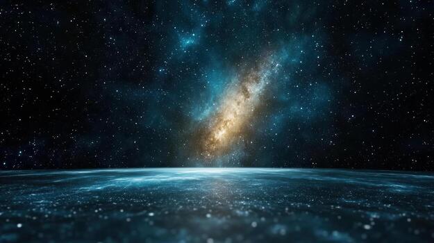 The milky way and the milky way galaxy in space photo