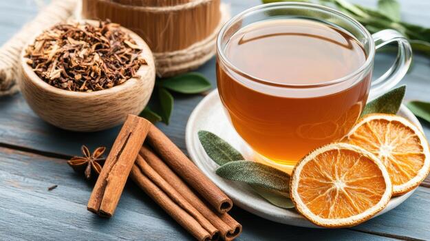 How to make a tea with cinnamon photo