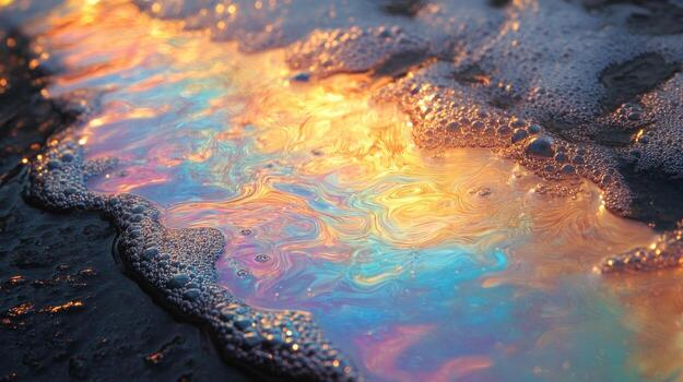 Shimmering pink and orange fabric creates a soft and vibrant texture in bright lighting. photo